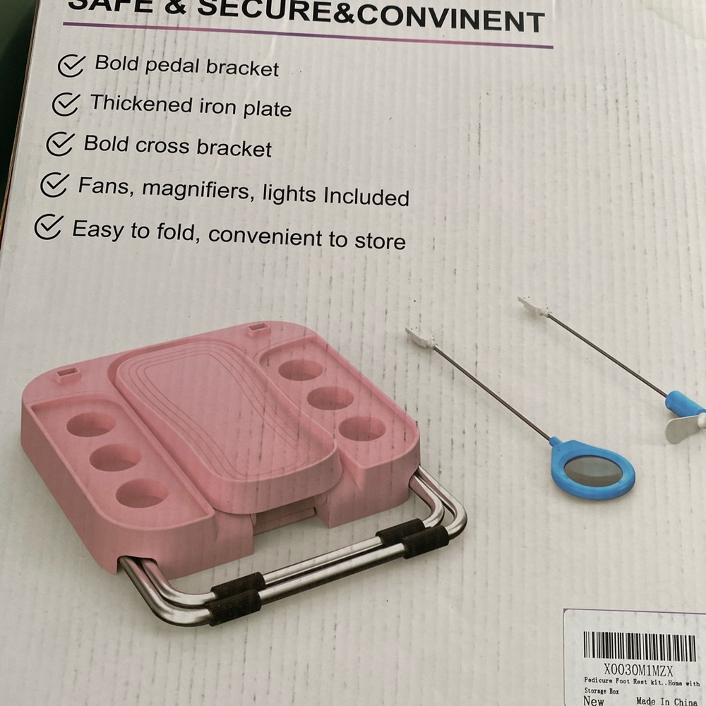 Pink Folding Pedal Bracket 483